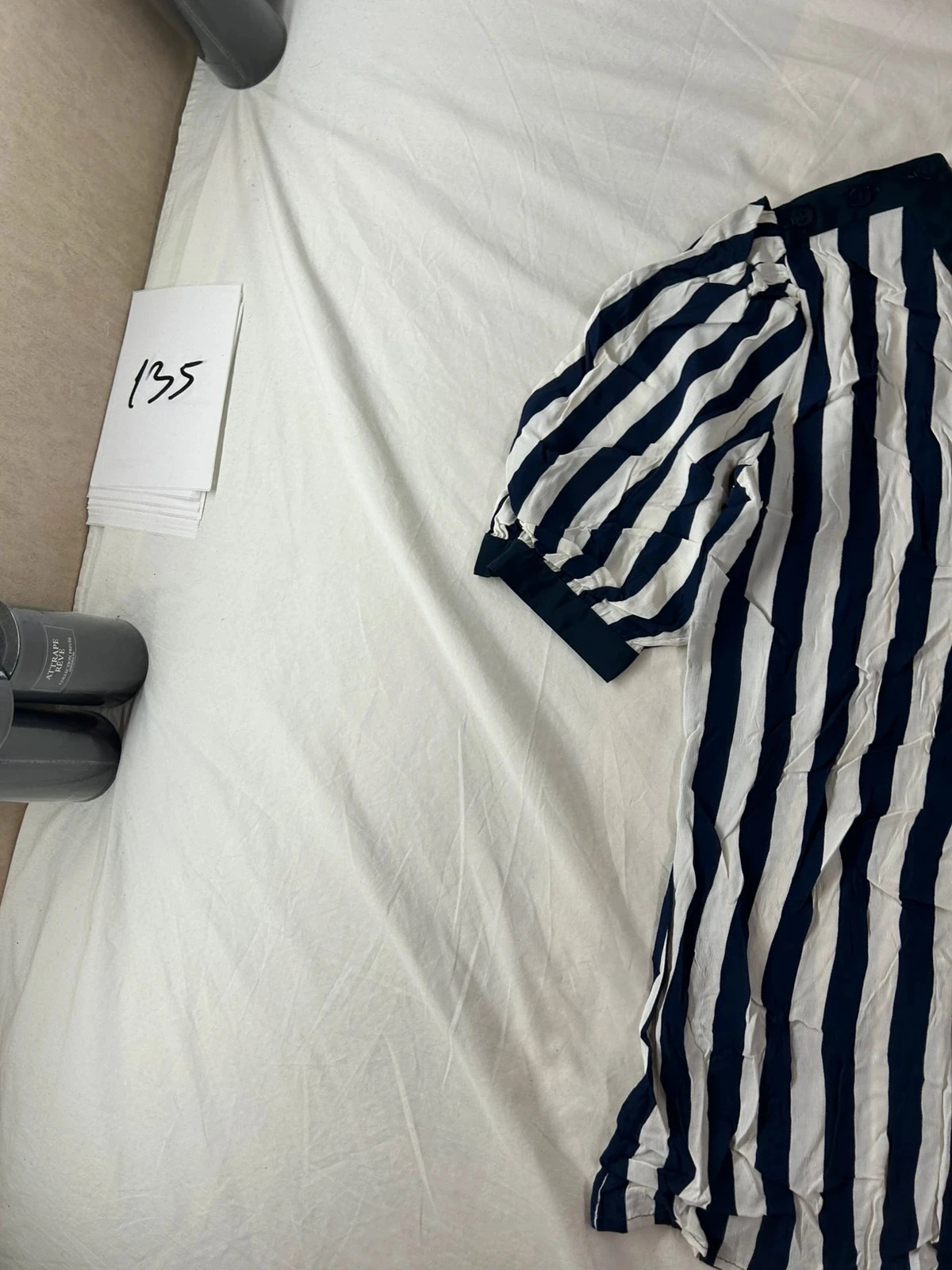Blusa de mangas cortas seidensticker a rayas blanco y azul – photo 4